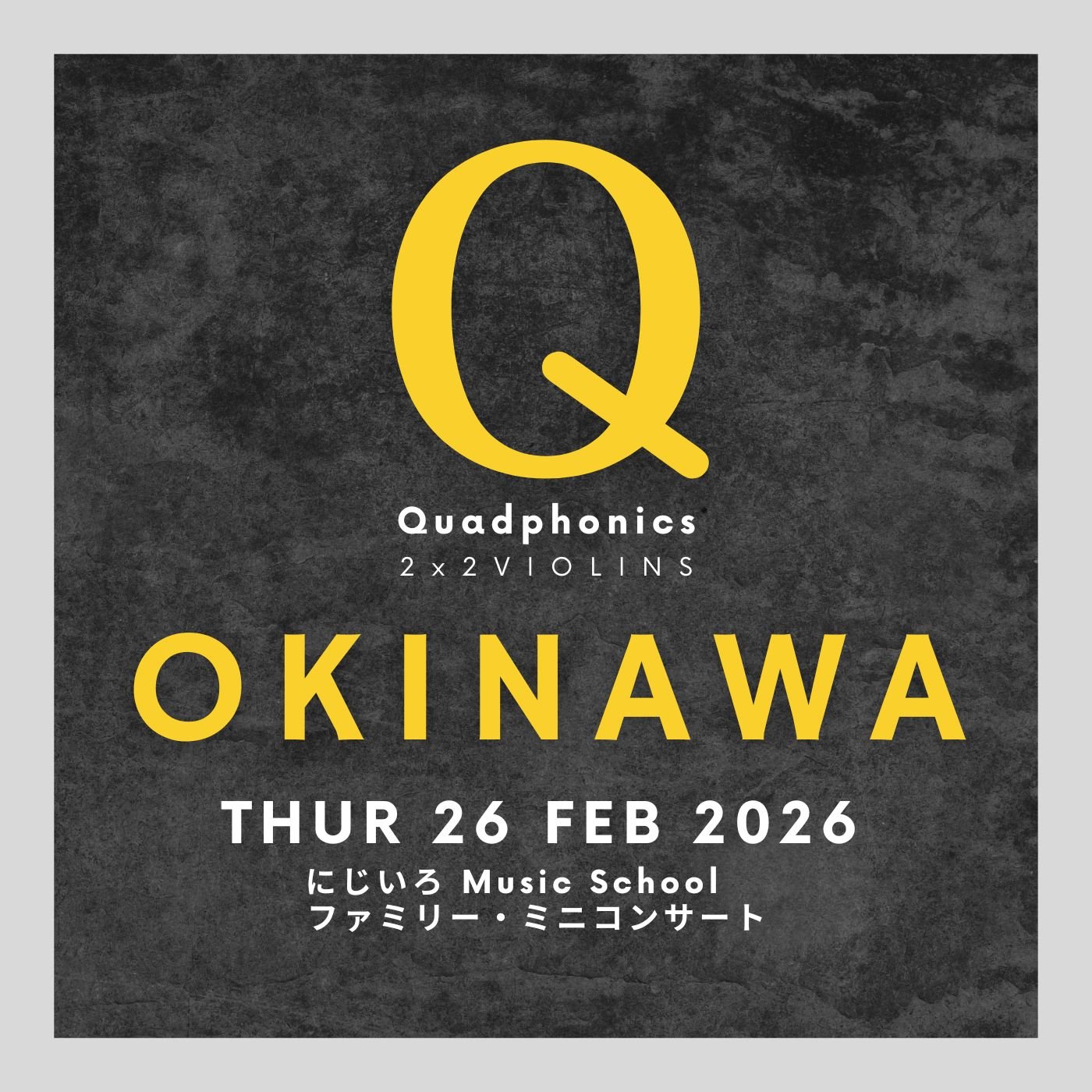 Japan Tour 2026 — Quadphonics